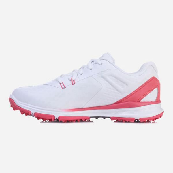 Fila Oblique Women's Golf Shoes - White/Pink,NZ 954-27516